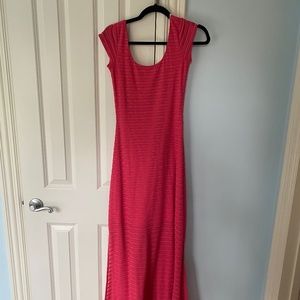Lilly Pulitzer pink maxi dress with short sleeves size XS